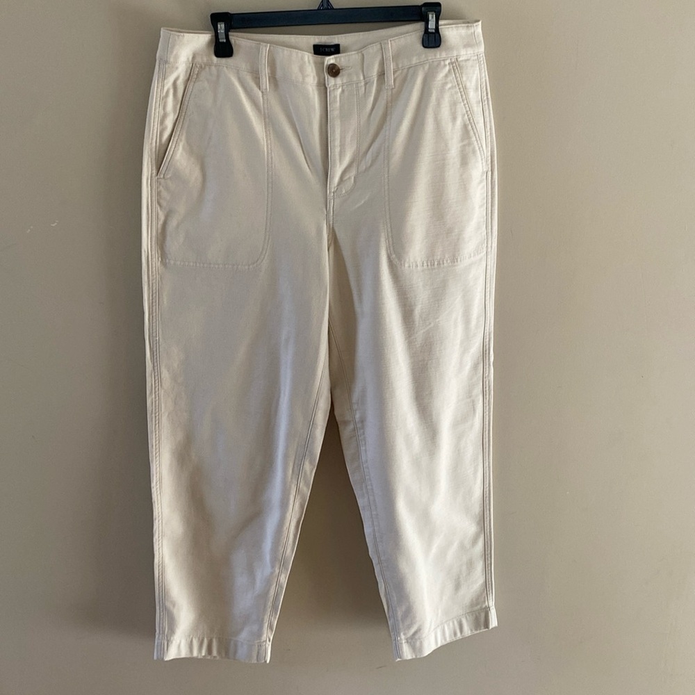J. Crew Factory Cotton Barrel Style Pants